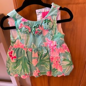 Lilly Pulitzer 3-6 months bubble dress with bloomers